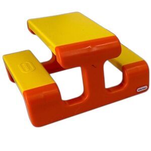 Little Tikes Playground Picnic table Vintage Dollhouse Furniture for dolls
